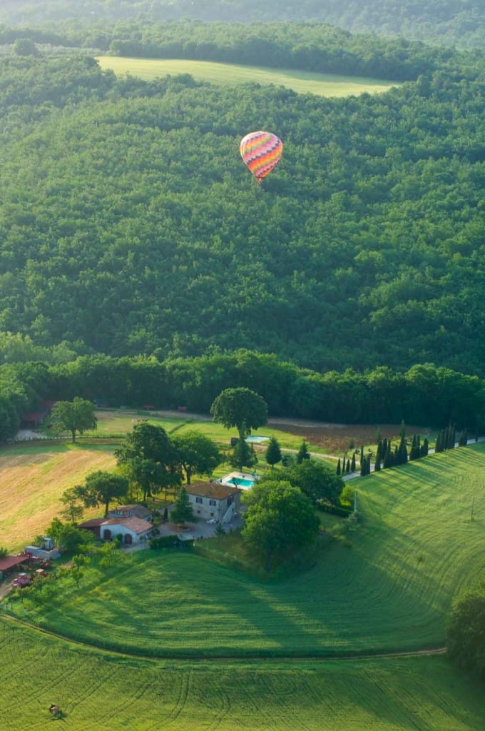 ballooning in tuscany