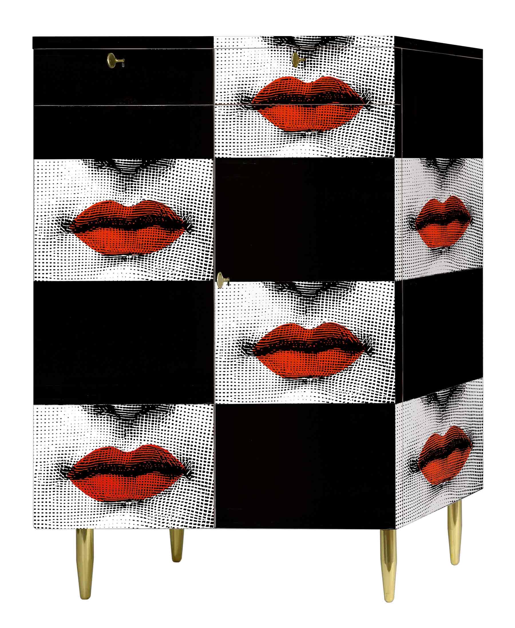 Kiss hand-painted cabinet, Fornasetti at Fornasetti.com