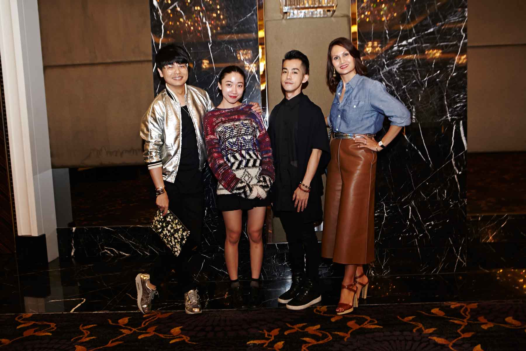 Kenneth Goh, Evelyn Chia, Alwyn Chua, and Natasha Kraal