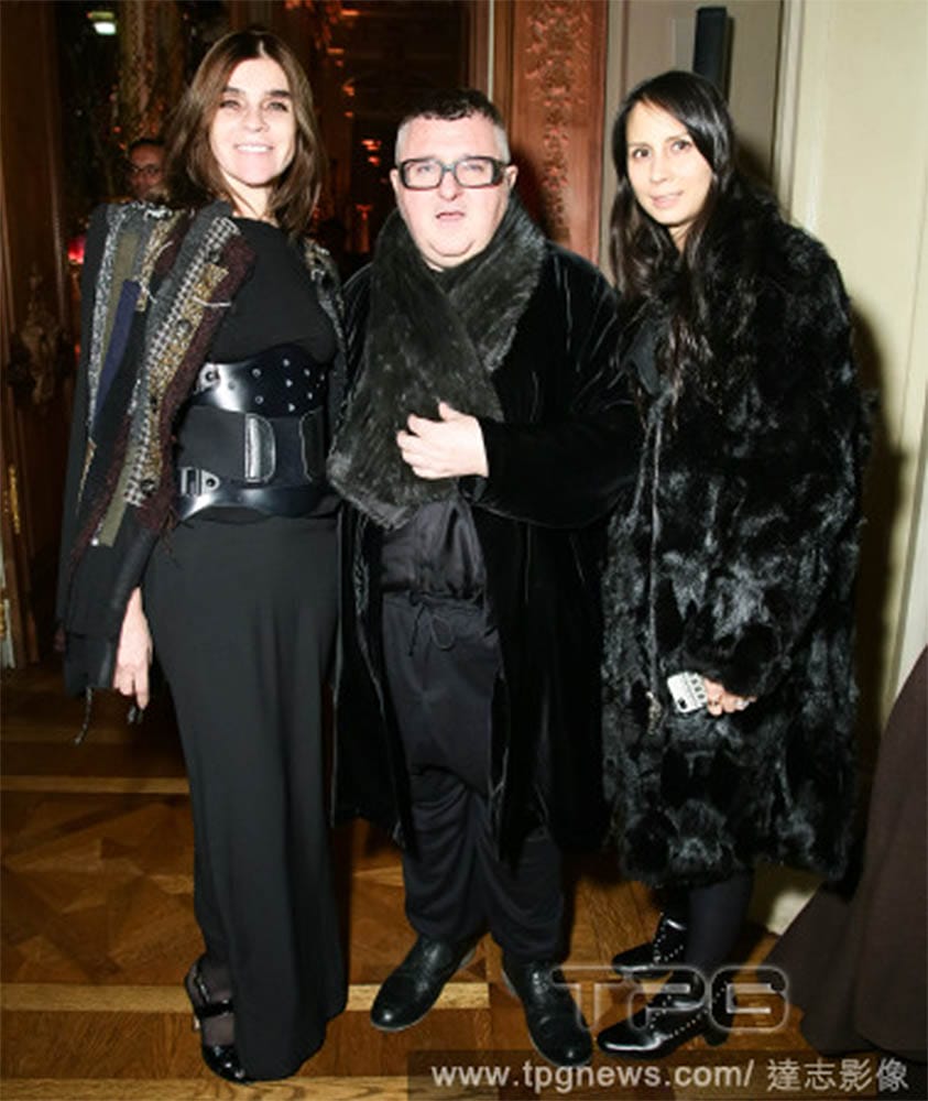 Carine Roitfeld, Alber Elbaz and Melanie Hyunh
