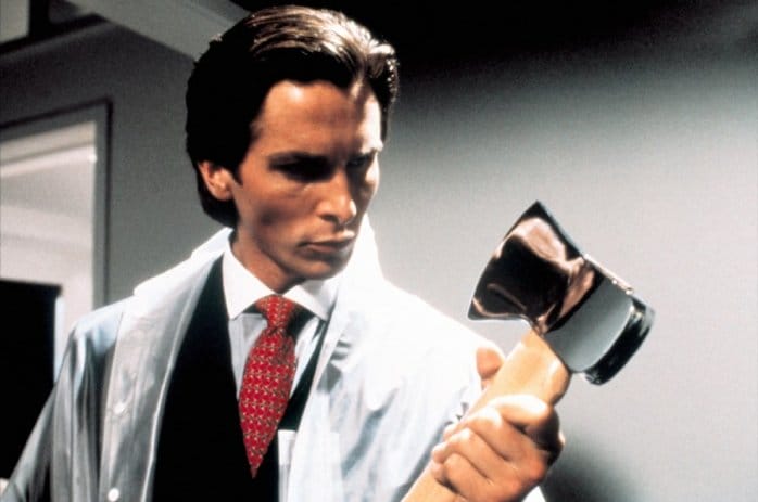Image: Still of Christian Bale in American Psycho (2000, Universal Studios) via IMDB.com