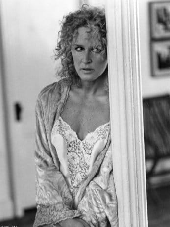 Still of Glenn Close in Fatal Attraction (1987, Paramount Pictures) via IMDB.com