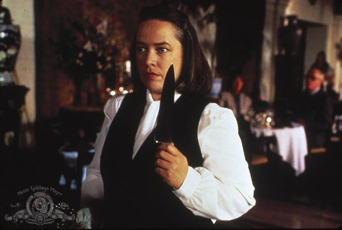Still of Kathy Bates in Misery (1990, Metro-Goldwyn-Mayer Studios Inc) via IMDB.com
