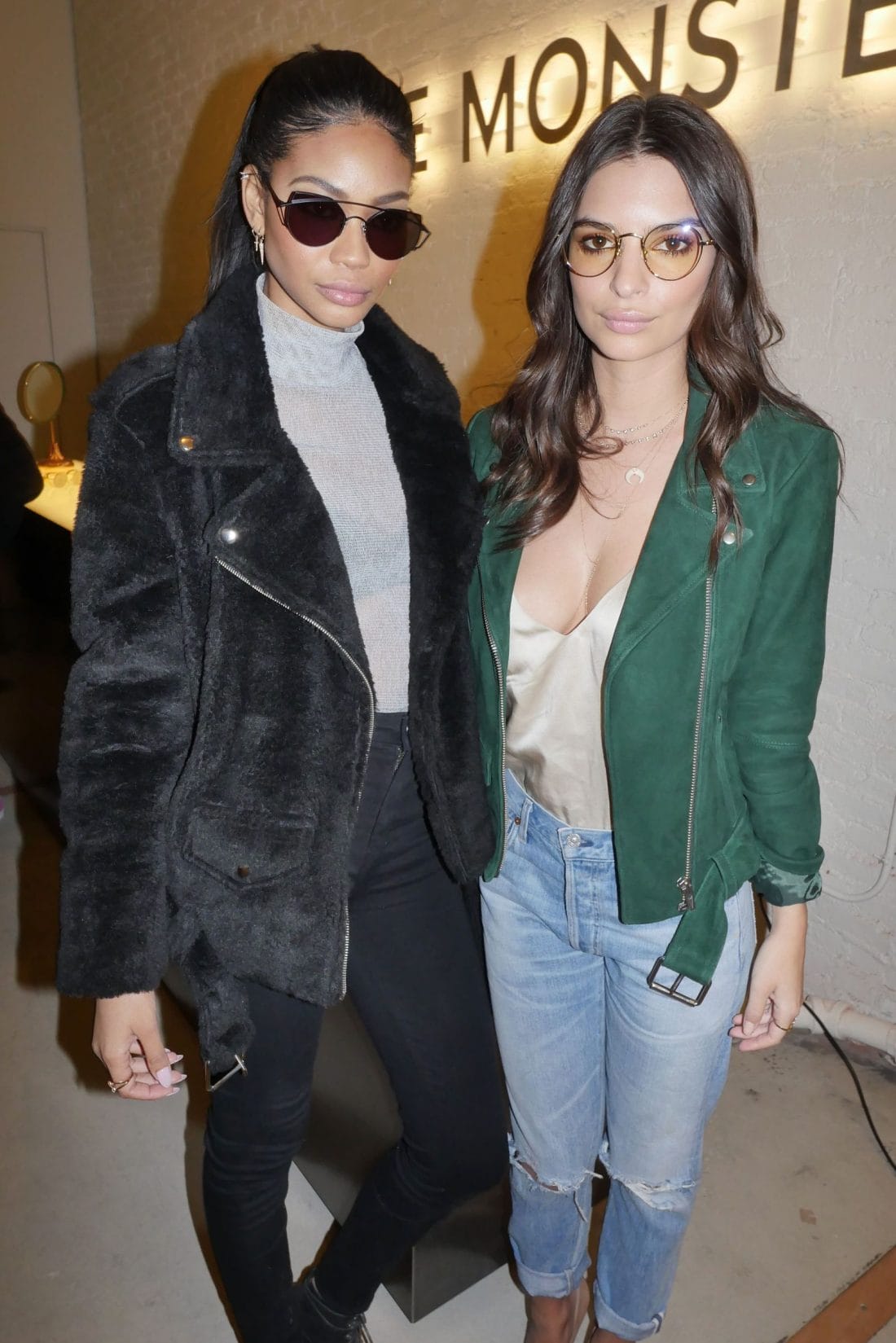 Chanel Iman and Emily Ratajkowski. Image: BFA/REX USA
