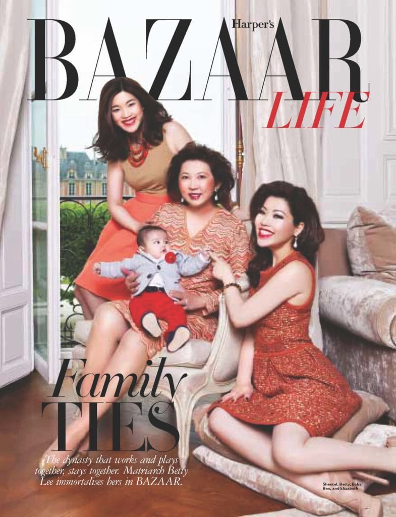 The Dream 'Lee' Team, Elizabeth Lee-Yong, Betty Lee and Shentel Lee remains iconically within BAZAAR's The Fashionable Life pages