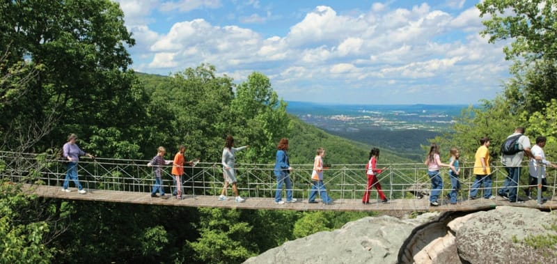 Let your child appreciate the beauty of nature with the tour guides