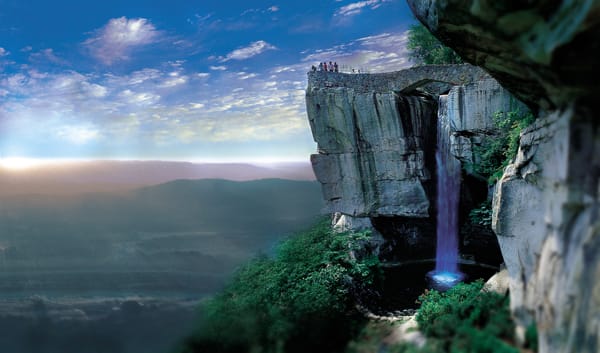 Enjoy the world famous view from Lover's Leap of the Lookout Mountain