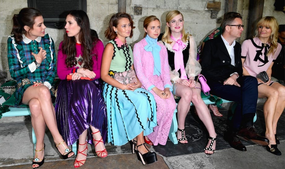 Gucci Resort 2017, ladies of the front row