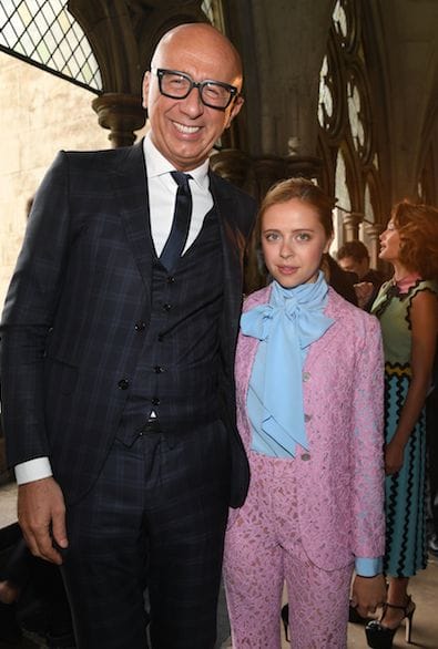 Marco Bizzarri, Gucci CEO, and Bel Powley | Image: Getty