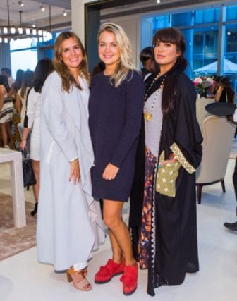 Ayten AlKhayat, Henna Kaarlela and Fatma Gargash