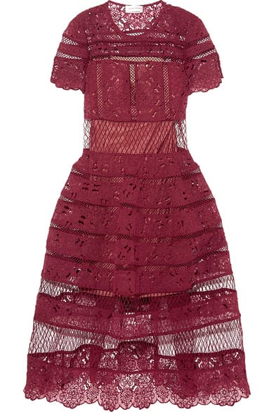 Guipure lace dress, RM