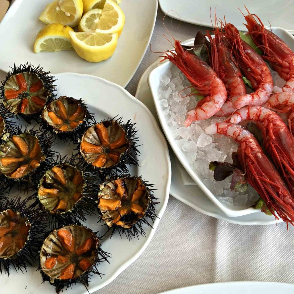 Straight out of the sea