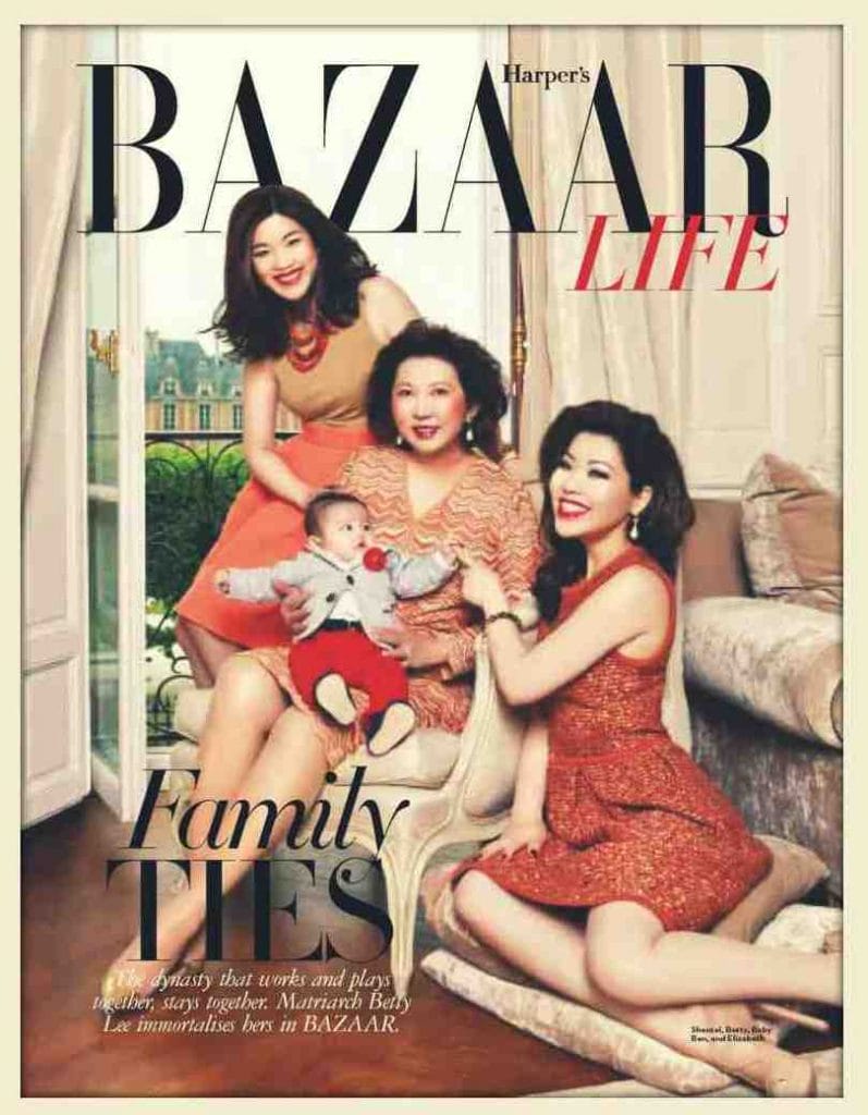 Elizabeth Lee-Yong, Betty Lee and Shentel Lee remains iconically within the archived The Fashionable Life pages of Harper's BAZAAR Malaysia
