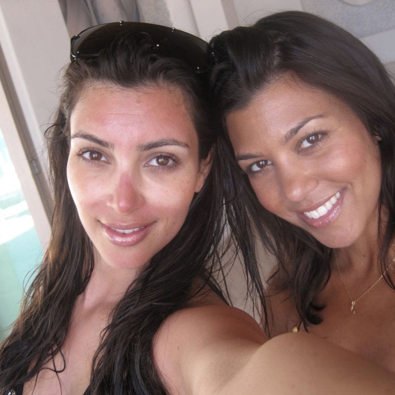 "I fell asleep in the sun in Mexico with huge sunglasses on." (2009) | Image Courtesy of Kim Kardashian West's Selfish