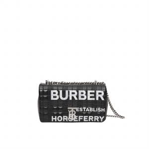 Small Horseferry Print Quilted Check Lola Bag