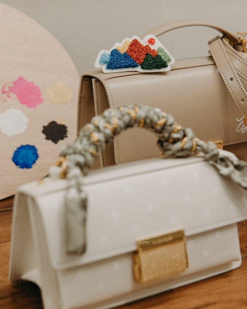 Bags with patches