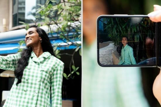 Here's how Vanizha Vasanthanathan balances dance and fashion with the Samsung Galaxy Z Flip6