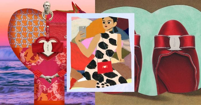 Salvatore Ferragamo Patchwork Love