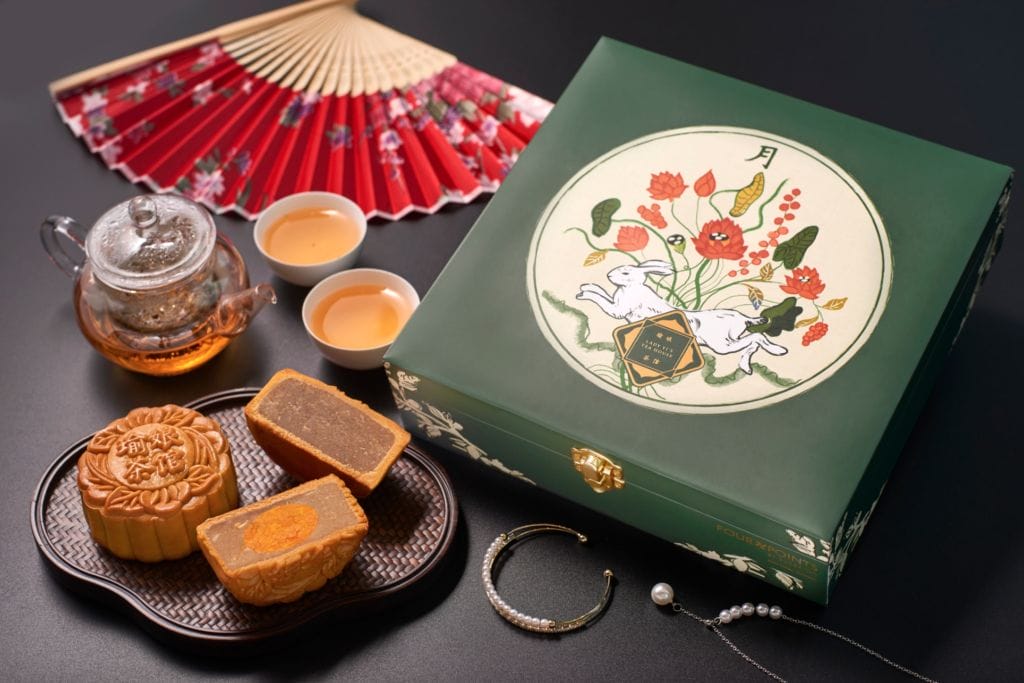 2022 Mid-Autumn Walong Marketing Lily Decorative Chinese Moon Cake