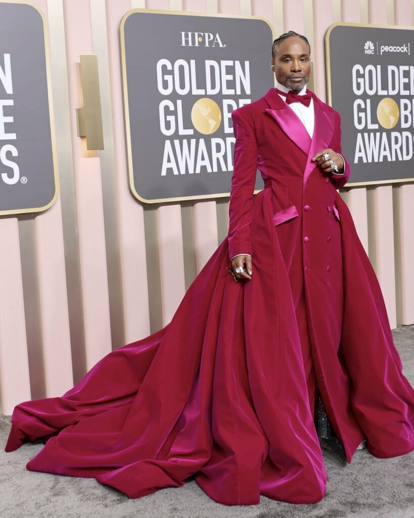 Billy Porter continues to make a statement and break boundaries in Christian Siriano.