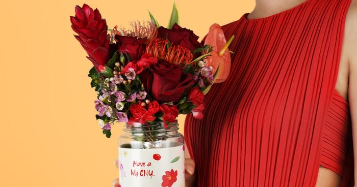 Flower Bouquet For Lunar New Year