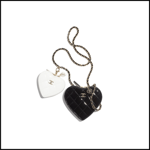 last minute valentine's day gift ideas. Chanel heart-shaped purses.