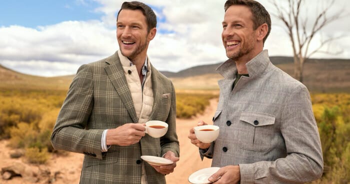Jenson Button and Hackett London Spring Summer 2023 in Africa