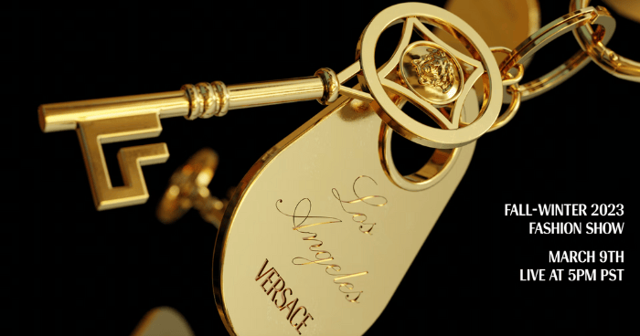Versace Fall Winter 2023