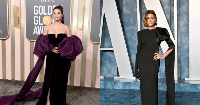 Selena Gomez and Hailey Bieber