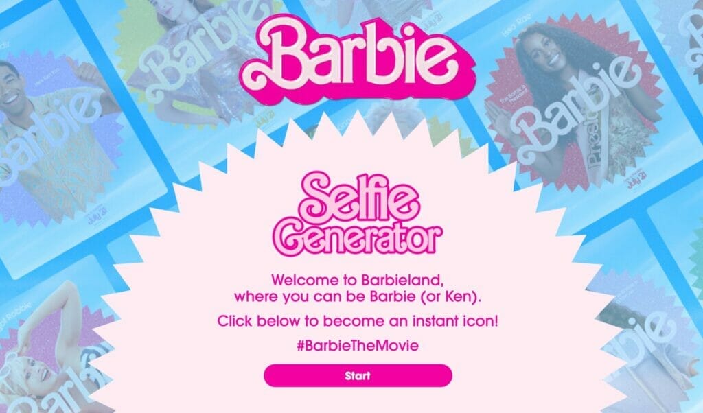 Barbie Doll Selfie Generator