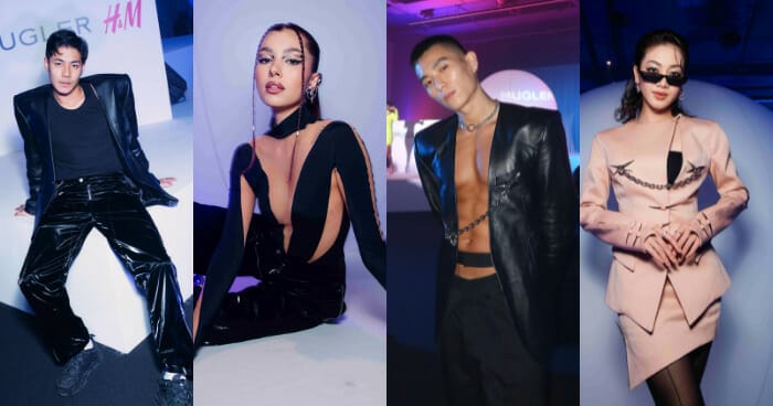 H&M Malaysia Mugler Meerqeen and Amelia Henderson