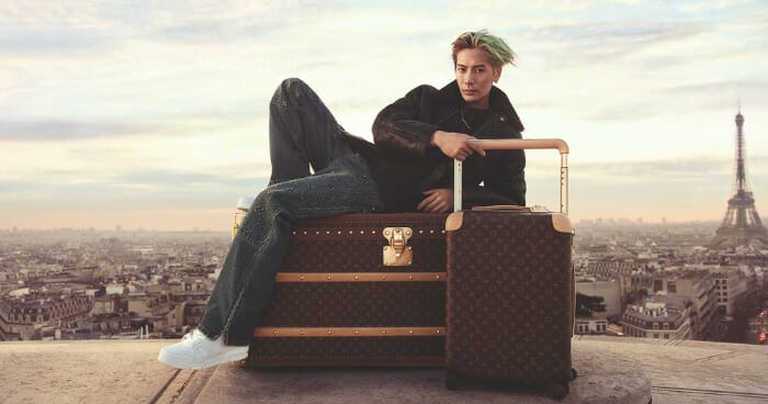 Jackson Wang Travels with Louis Vuitton