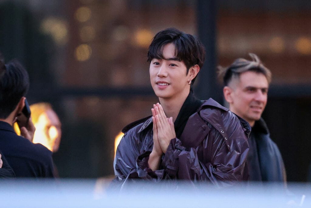 Best Dressed Men at the Saint Laurent SS24 Mark Tuan