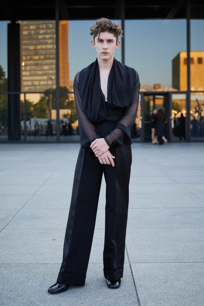 Best Dressed Men at the Saint Laurent SS24 Fionn O'Shea 