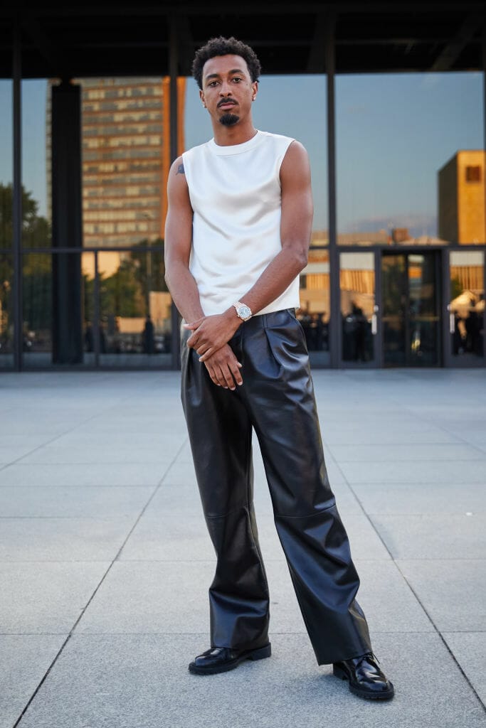 Best Dressed Men at the Saint Laurent SS24 Travis Bennett 