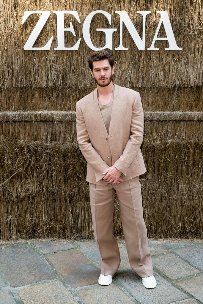 Andrew Garfield is The Best Dressed Men at Ermenegildo ZEGNA Summer 2024 