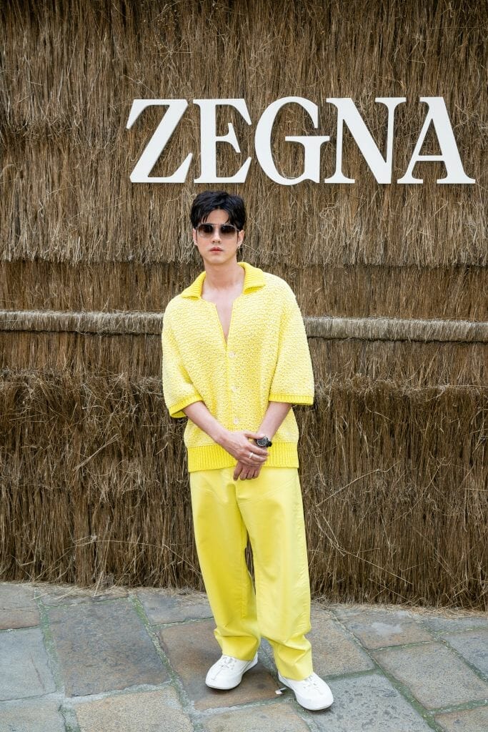 The Best Dressed Handsome Men at ZEGNA Summer 2024 Fashion Show