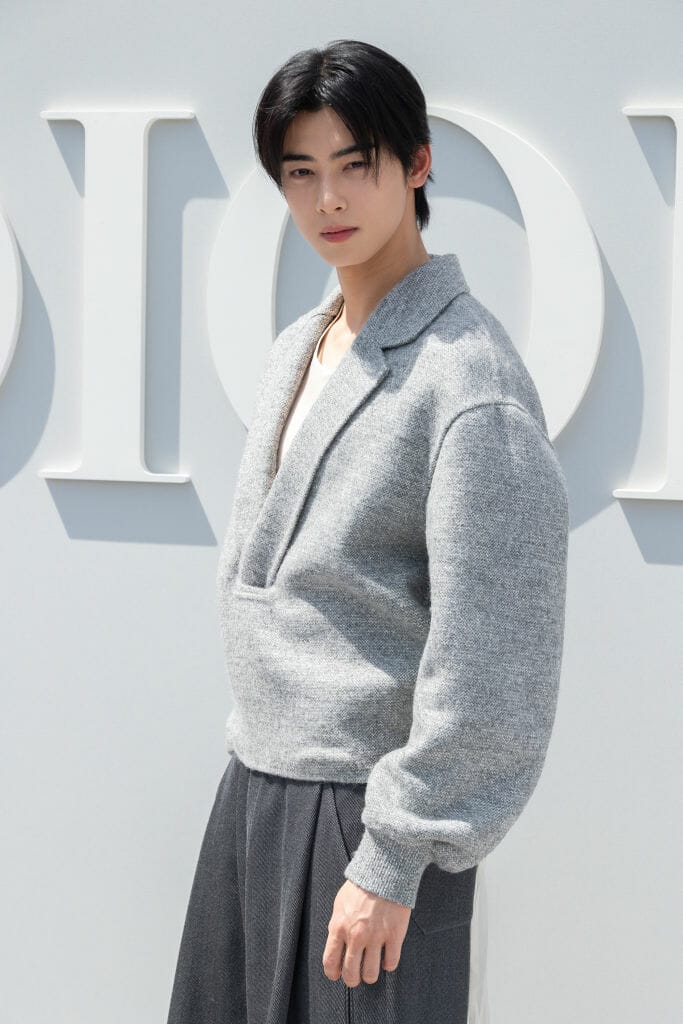 Cha Eun-woo Asian Men at Men's Spring/Summer Fashion Week 2024