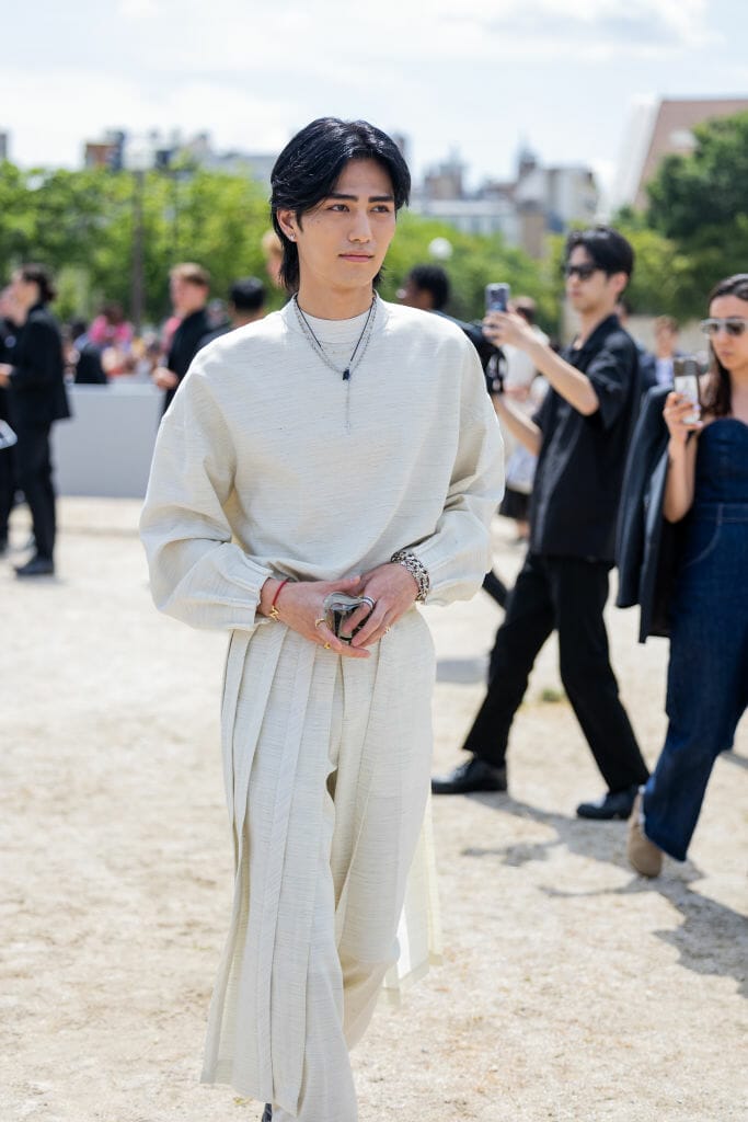 Shuzo Ohira Asian Men at Men's Spring/Summer Fashion Week 2024