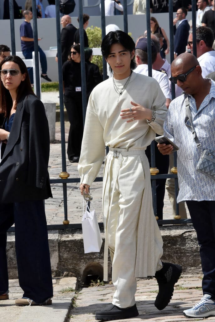 Shuzo Ohira attends the Dior Homme Menswear Spring/Summer 2024 