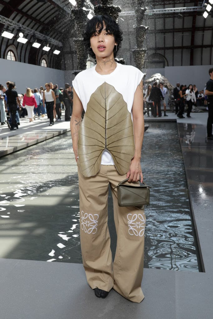 Alex Goya attends the Loewe Menswear Spring/Summer 2024 