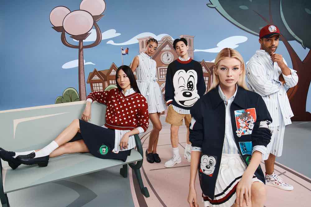 Tommy Hilfiger and Disney collection featuring Henry Lau, actor Lucien Laviscount, and models Soo Joo Park, Stella Maxwell and Reign Judge. 