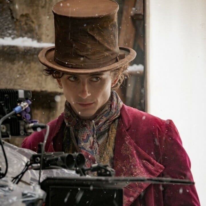 First look at Timothée Chalamet in the new WONKA movie