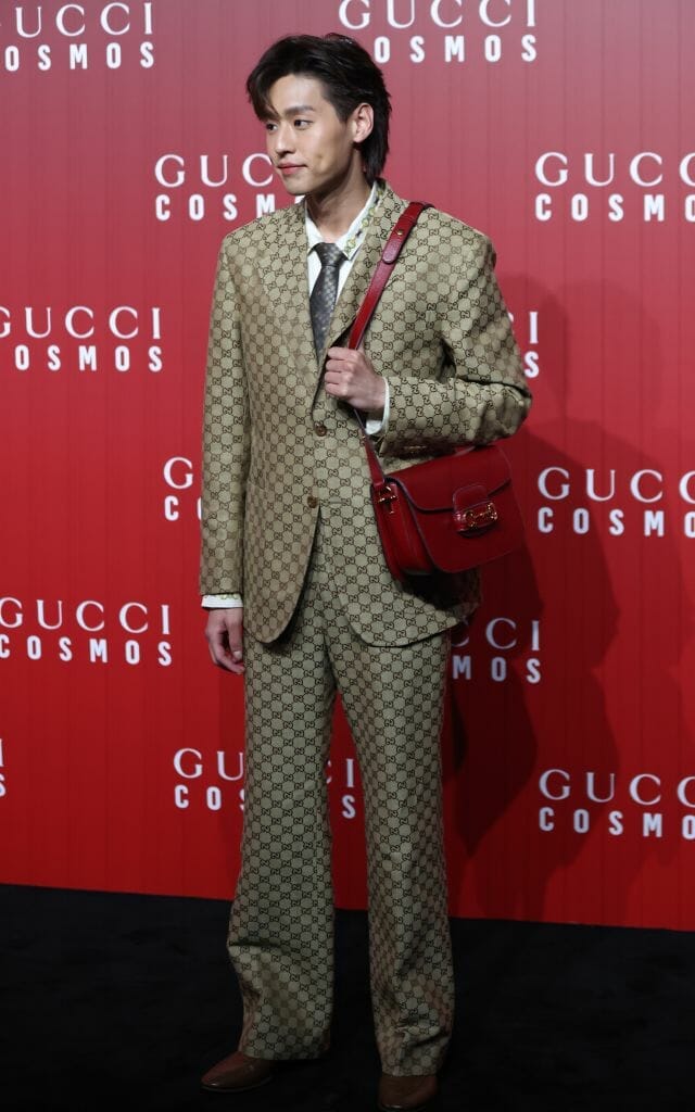 Billkin Actor Putthipong Assaratanakul arrives at the red carpet for 'Gucci Cosmos'