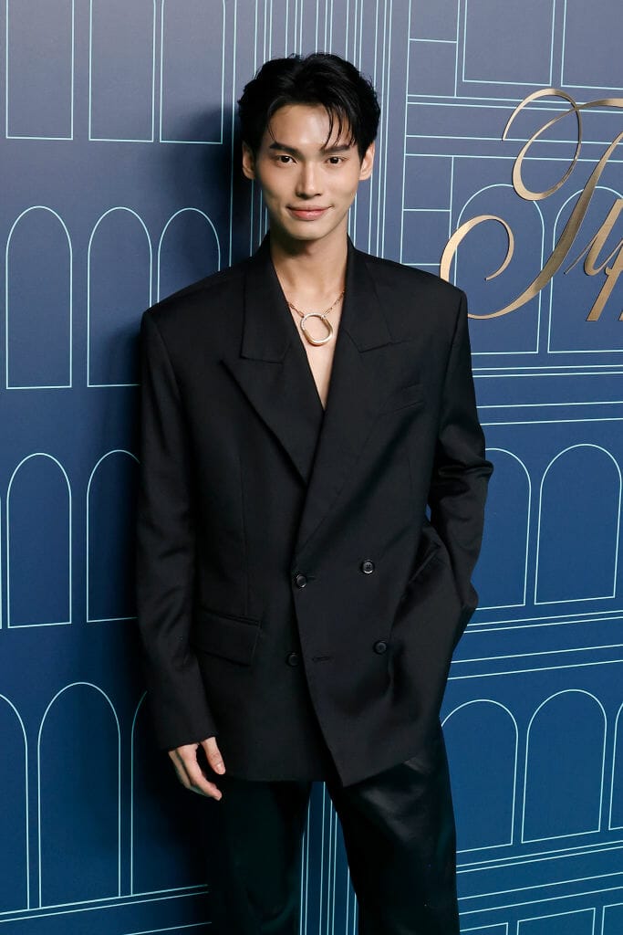 Metawin Opas-iamkajorn attends the reopening of The Landmark at Tiffany & Co 