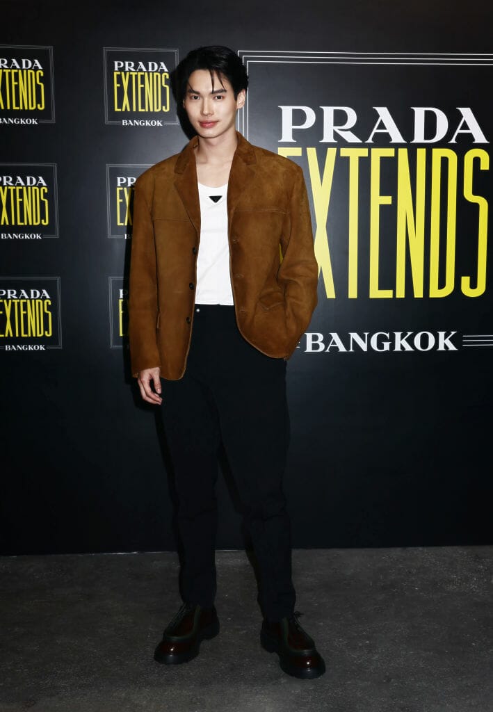 Metawin Opas-iamkajorn attends Prada Extends Bangkok 2023