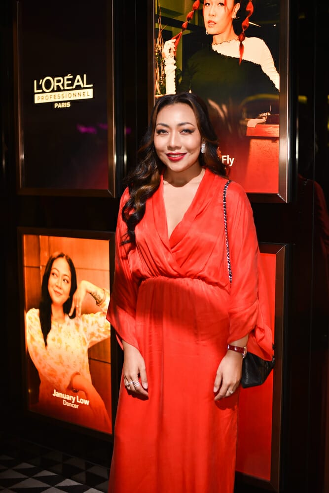 Alia Bastamam at the I Am Woman premiere