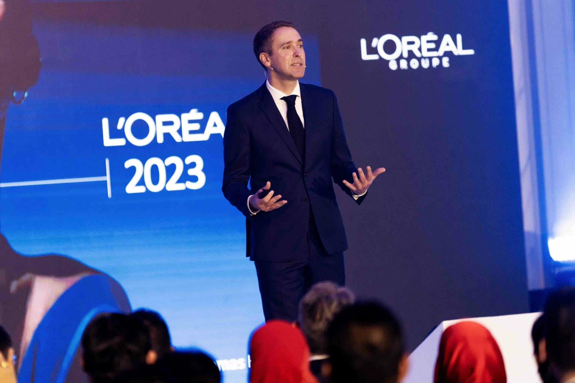 Presentation by Managing Director, Mr. Tomas Hruska at L'Oréal Groupe Corporate Showcase Event which was on the brand's commitment on beauty that moves the world