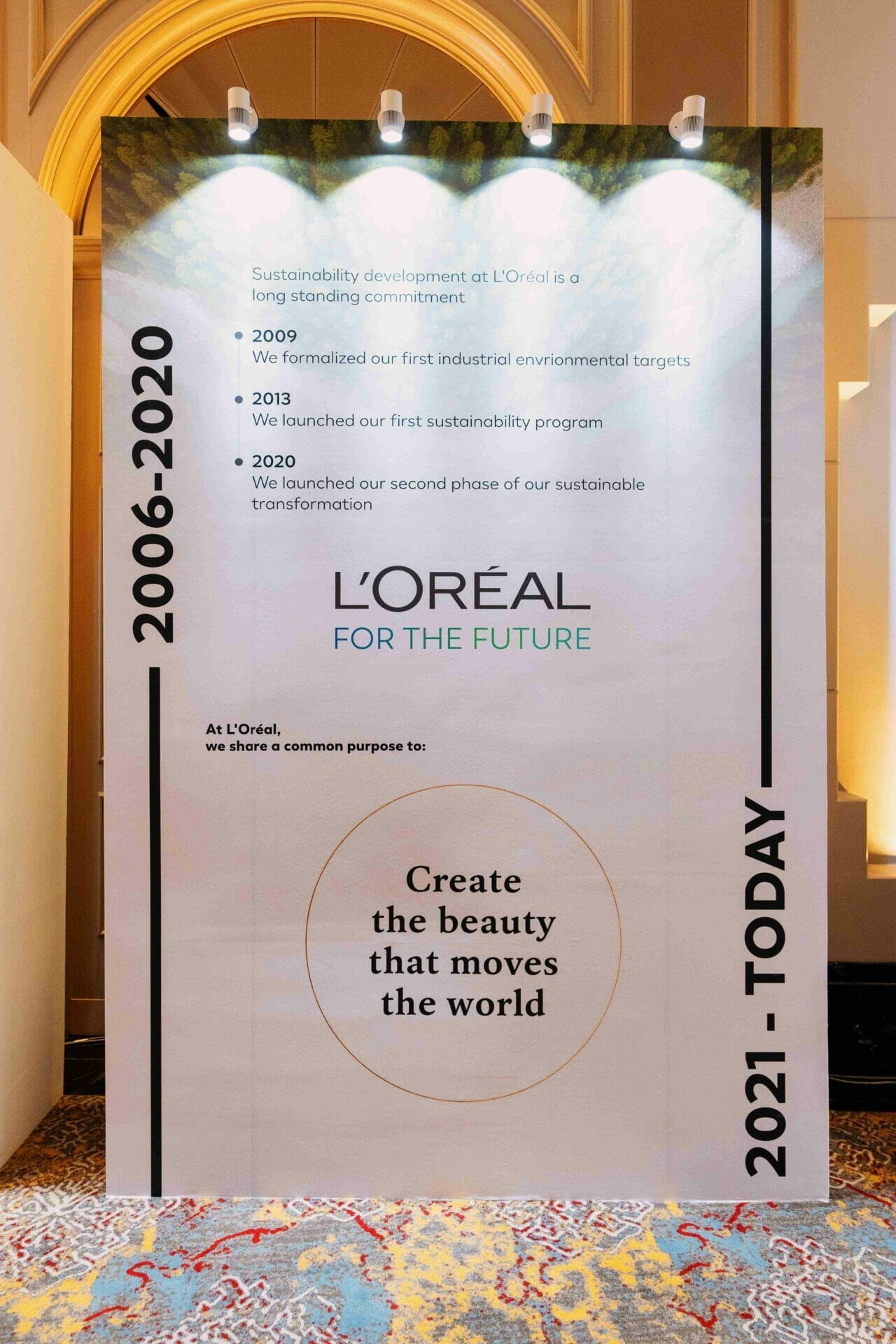 L'Oréal Groupe Heritage showcase the brand's commitment on beauty that moves the world. 