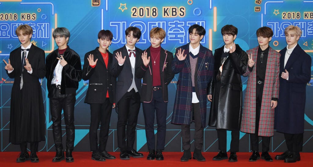 Stray Kids attends the 2018 KBS Song Festival at KBS New Public Hall on December